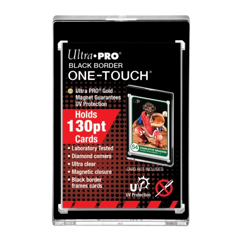 Ultra Pro juodas magnetinis dėkliukas kortelei iki 130pt storio